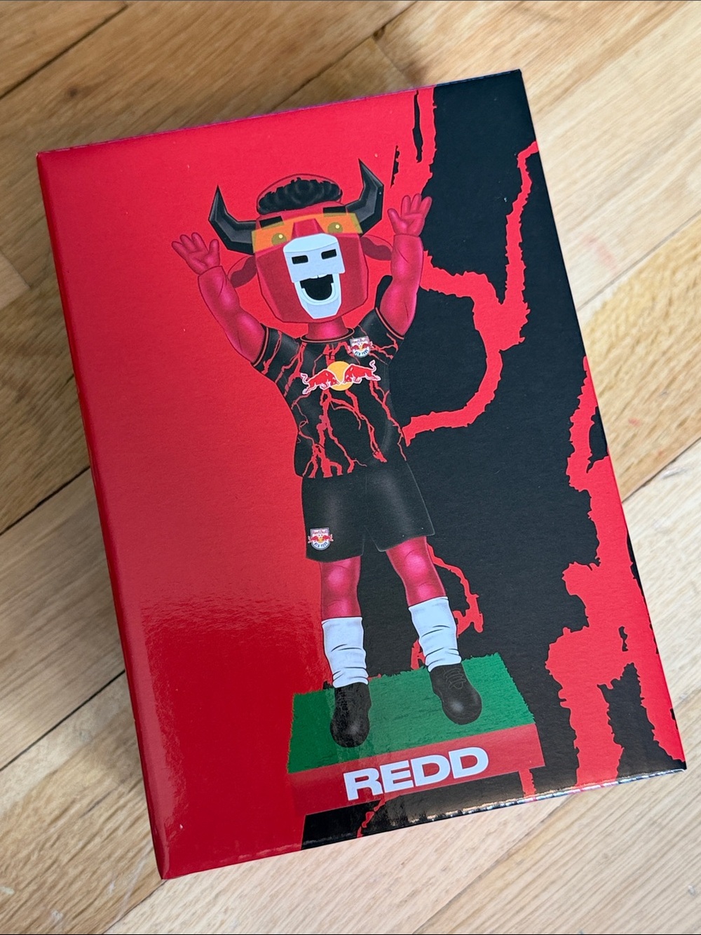 NWT REDD NY Red Bulls MLS Mascot Bobble Head